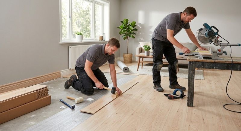 Laminate Floor Installation in Chesapeake Beach, MD