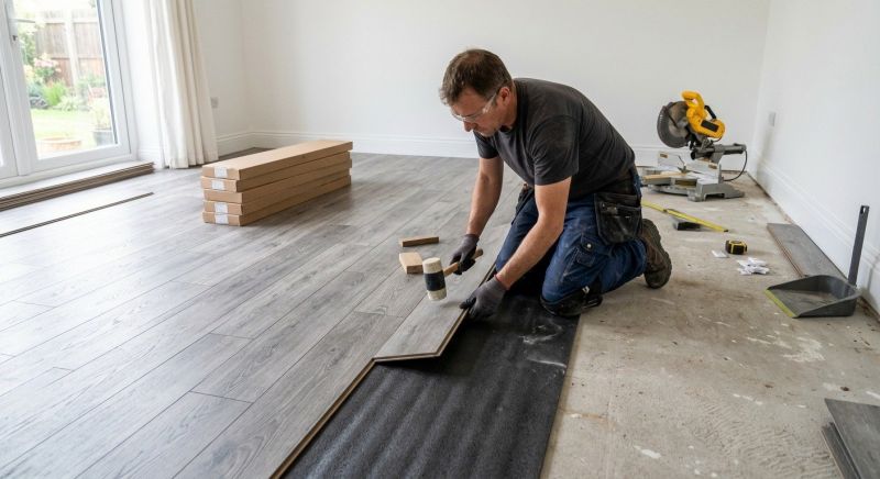 Laminate Floor Remodeling in Calvert County, MD