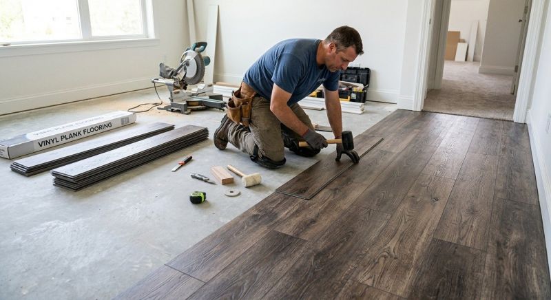 Linoleum Floor Installation in Leonardtown, MD