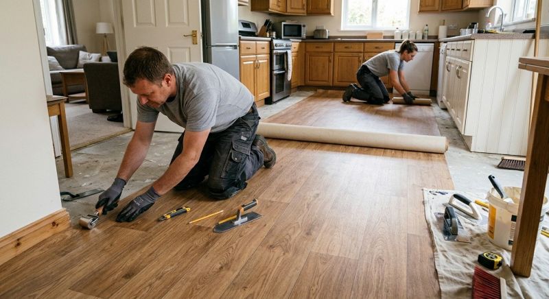 Linoleum Floor Installation in Calvert County, MD