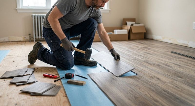 Linoleum Floor Installation in Lusby, MD