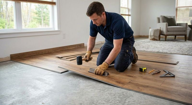Luxury Vinyl Tile Installation in Vienna, MD