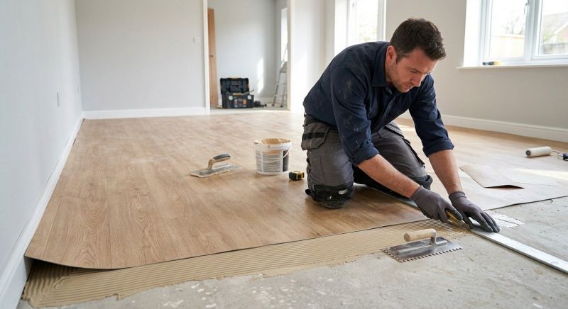 Sheet Flooring Installation in Hollywood, MD
