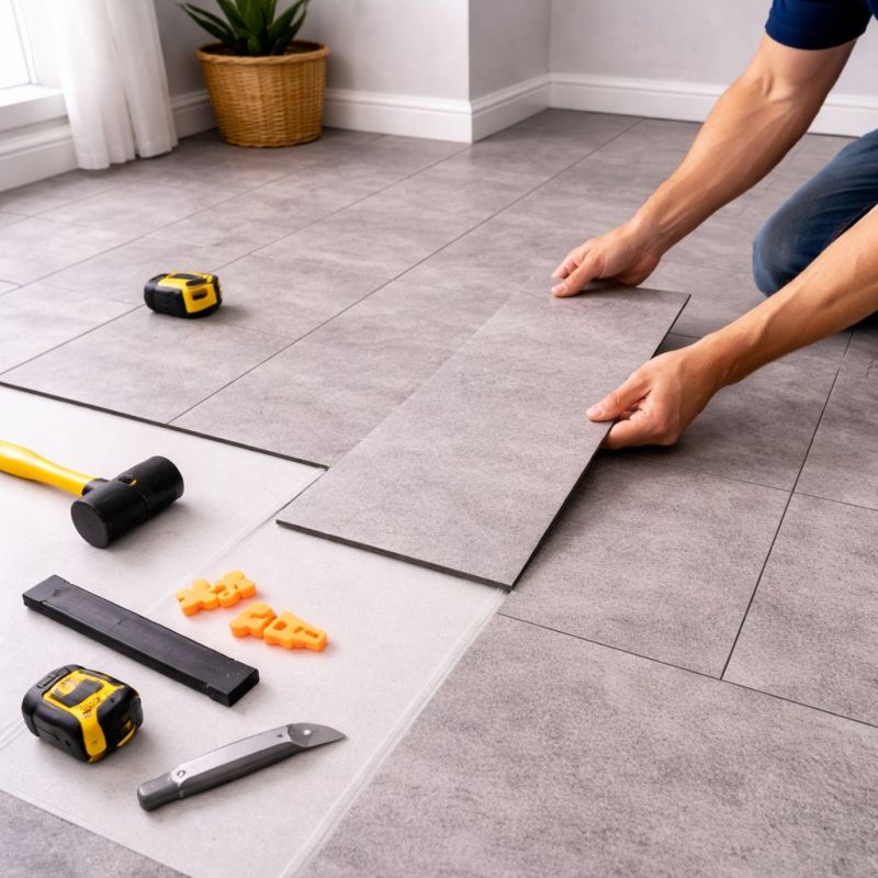 Vinyl Tile Replacement in Calvert County, MD