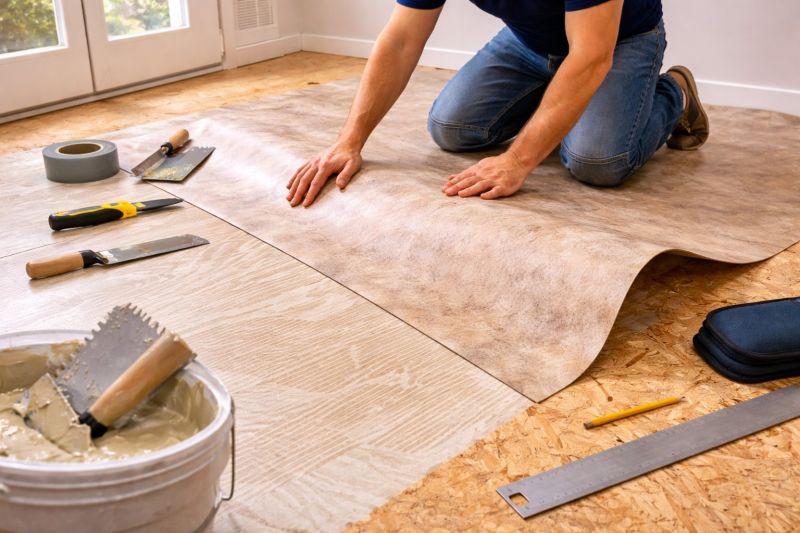 Sheet Vinyl Installation in California, MD